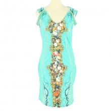 Jolie robe droite imprimée fleurie