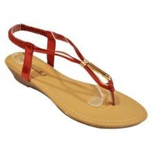 Sandales sublimes avec détail doré