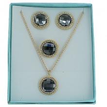 Coffret cadeau parure dorée pour femme