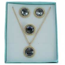 Coffret cadeau parure dorée pour femme