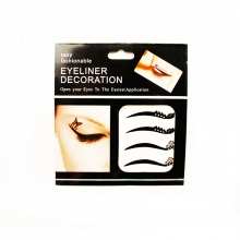 Pact de décoration eye-liner avec strass