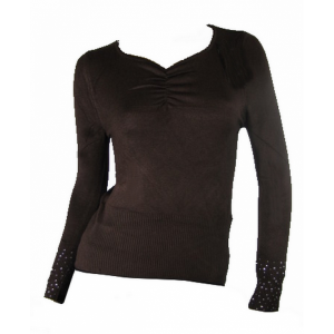 Pull femme paillette réf 7255 5, 50 € ht/unité