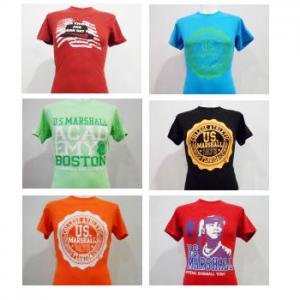 LOTS DE 10 T.SHIRT MANCHES COURTES  US MARSHALL