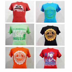 LOTS DE 10 T.SHIRT MANCHES COURTES  US MARSHALL
