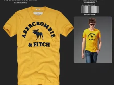 AF T-shirts homme en france，en gros A&F Tee shirt pas cher