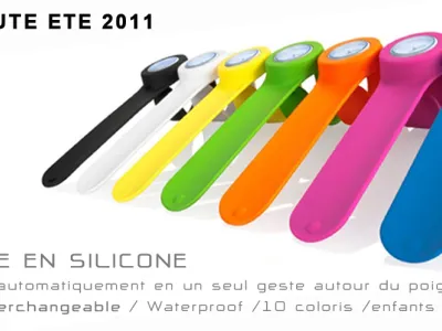 Montre silicone