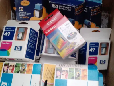 Lot de 63 cartouches d'encre, HP, Canon, Epson et 