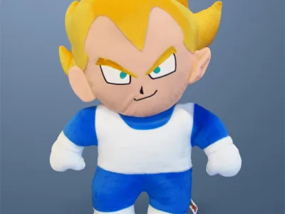 Peluche du personnage Vegeta de Dragon Ball Z 12.00€
