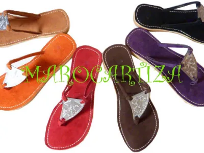 TONGS EN DAIM 6 COLORIS 4.80€ pc