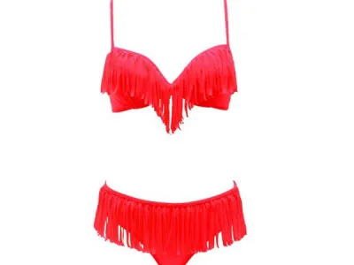 Ensemble bikini à frange 3 pcs / Réf 2494 / 4,40 € HT
