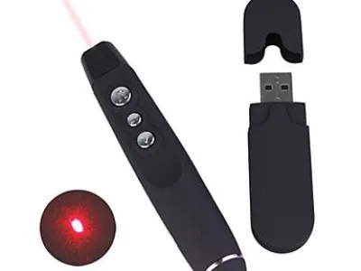 Grossiste, fournisseur et fabricant L7/USB sans fil présentation à distance tourneur de pages pointeur laser (1xAA)