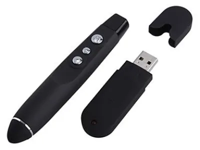 Grossiste, fournisseur et fabricant L13/rf usb avec pointeur laser présentateur noir
