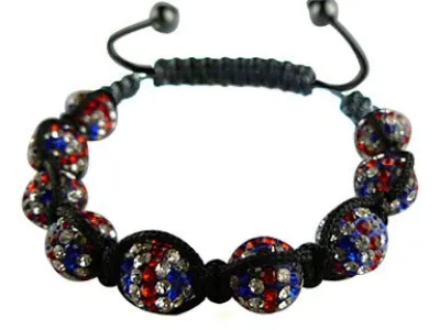 Grossiste, fournisseur et fabricant CB2/bracelet en cristaux multicolore, macramé et Ematite noire véritable