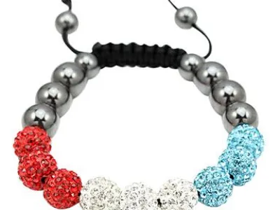Grossiste, fournisseur et fabricant CB6/bracelet en crystaux tricolore