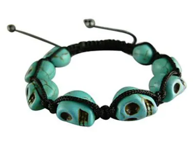  Grossiste, fournisseur et fabricant CB14/bracelet tendance avec tete de mort en resine(4 couleurs)