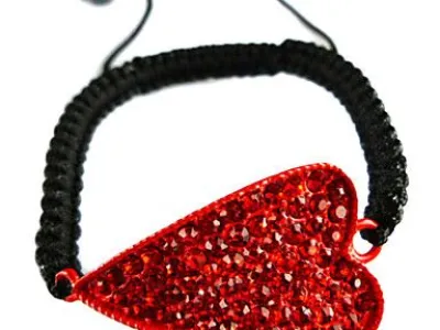 Grossiste, fournisseur et fabricant CB30/bracelet en crystal et en forme de coeur