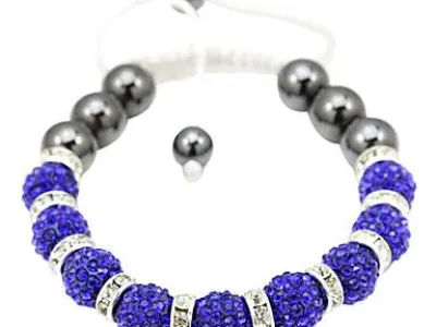 Grossiste, fournisseur et fabricant CB31/bracelet total elegance avec boules et anneaux en crystaux