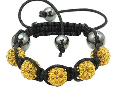 Grossiste, fournisseur et fabricant  CB40/bracelet tibetain compose de 5 boule de crystal