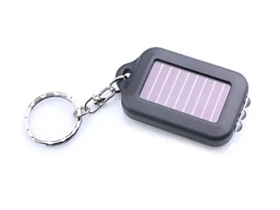 Grossiste, fournisseur et fabricant Mini lampe torche a 3 led avec recharge autonome solaire. (noir)