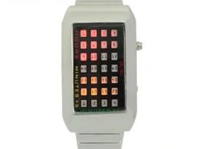 Grossiste, fournisseur et fabricant lw19/montre led avec bracelet en acier argente