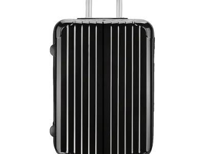 Valise taille Cabine 57cm - PC Ultra légère - 4 roues 20172 - Noir