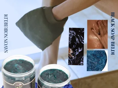 Savon noir à la poudre de nila