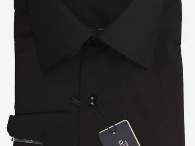 Chemise Regular Noir fashion