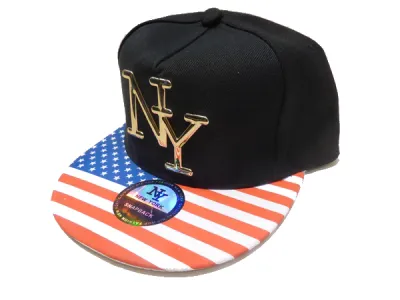 Casquette NY imprimé usa  5,95 € HT  Réf 7792