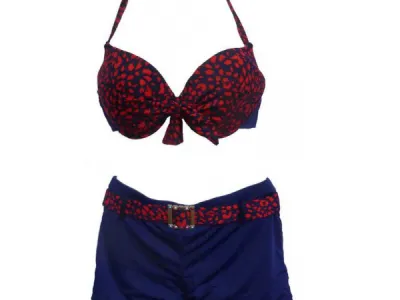 Bikini et shorty imprimé / Réf 2491 / 4,20 € HT