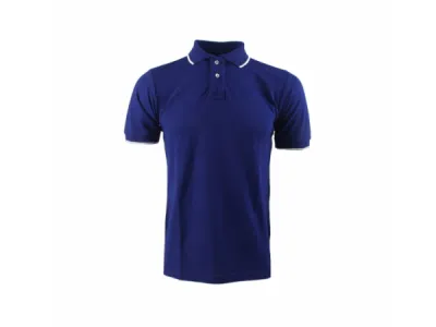 Polo  Unie Col Raye / 7,50 € HT / Ref 9804