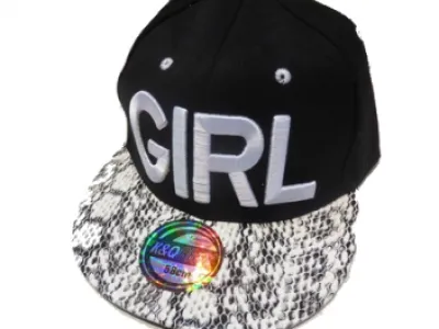 Casquette GIRL imprimé  5,95 € HT  Réf 7810