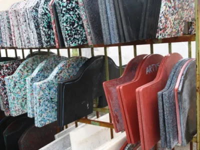 LOT DE 2.000 PLAQUES EN MARBRE  PARFAITES POUR SAL