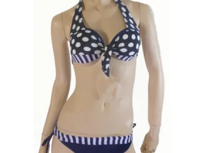 Maillot de bain à pois réf 3154 4.20 € ht