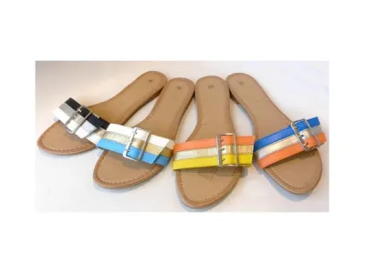 Sandale multicolore / 3,40 € HT / Réf 7147