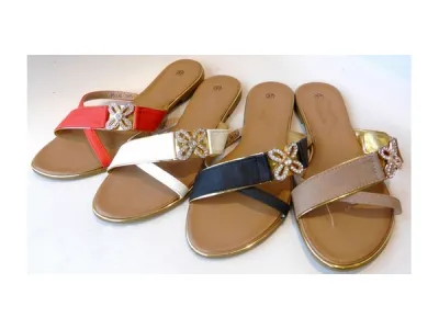Sandale fleur chic / Réf 7157 / 3,40 € HT