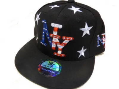 Casquette NY strass  5,95 € HT  Réf 7771