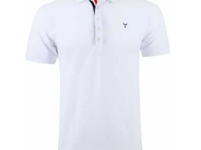 Polo Unie Col Raye  7,50 € HT  Ref 9804 