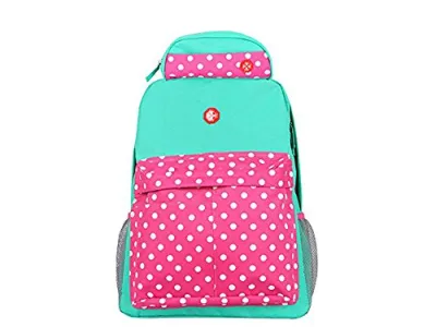 sac à dos vert rose loisir voyage  enfant  multicouleurs