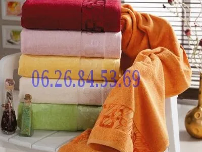 SERVIETTES 100 % COTON 