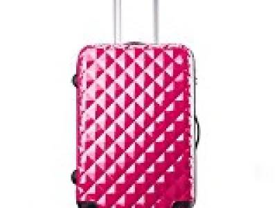 Valise Taille Cabine rigide rose foncé ultra leger PC 4 roues PARTY PRINCE