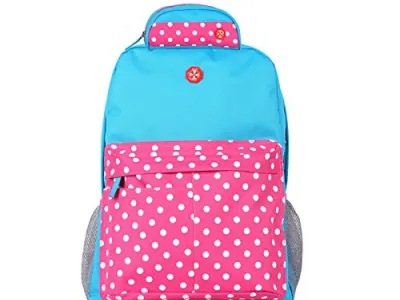 sac à dos bleu rose loisir voyage enfant  multicouleurs
