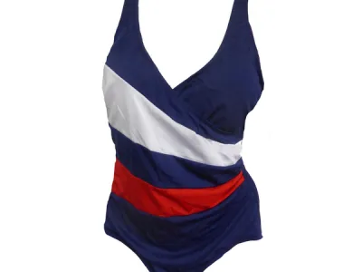 Maillot de bain 1 pièce bicolore / Réf 2498 / 4,20 € HT