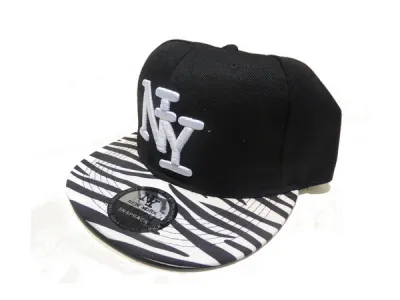 Casquette NY imprimé zèbre  5,95 € HT  Réf 7773