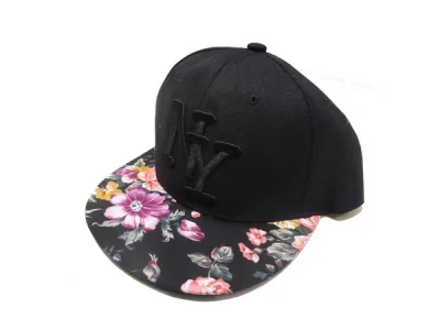 Casquette NY imprimé fleur  5,95 € HT  Réf 7776