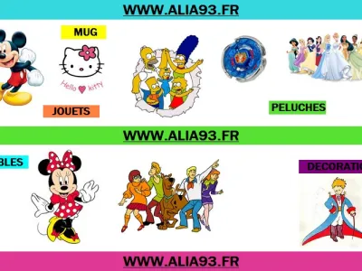 DESTOCKAGE GAMME ENFANTS / MUG/ JOUETS/ PELUCHES/ DECO/