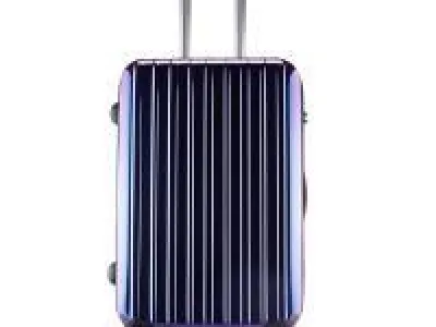 Valise Taille Cabine rigide 57cm bleu ultra leger 4 roues multidirectionnelles PARTY PRINCE