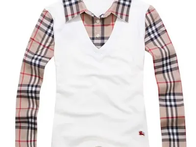 Burberry femmes à manches longues chemise outletcheapshoes.net