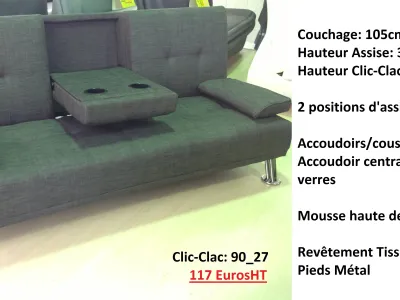 Clic-Clac avec porte verres 117 EurosHT
