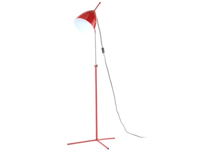 Lampadaire Design Rouge