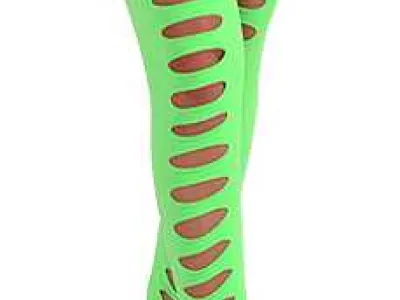 Legging troué fluo vert 2,90 € HT/unité  Référence : 2316